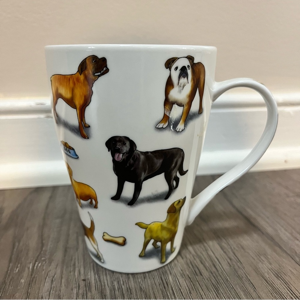 Paul Cardew Designs Man's Best Friend Bone China Dogs Mug